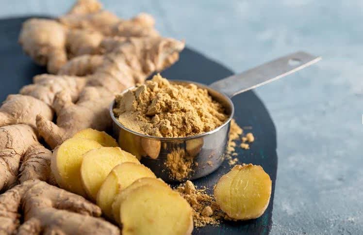 مصرف تغذیه ای زنجبیل