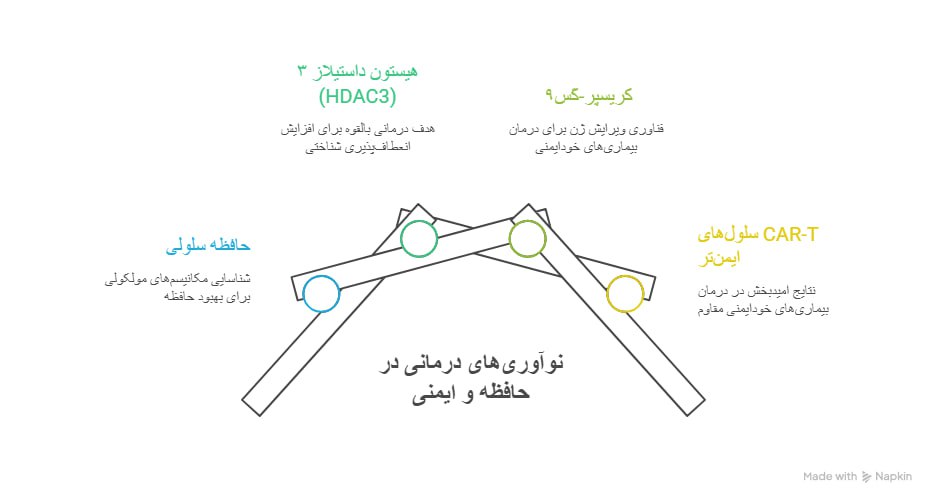 نوآوری‌های درمانی در حافظه و ایمنی