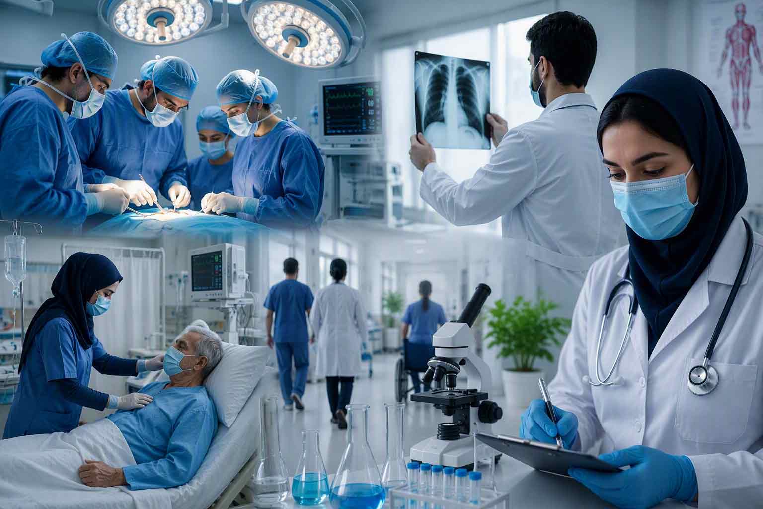 آشنایی با مسیرهای شغلی احتمالی حوزه‌ی پزشکی و سلامت