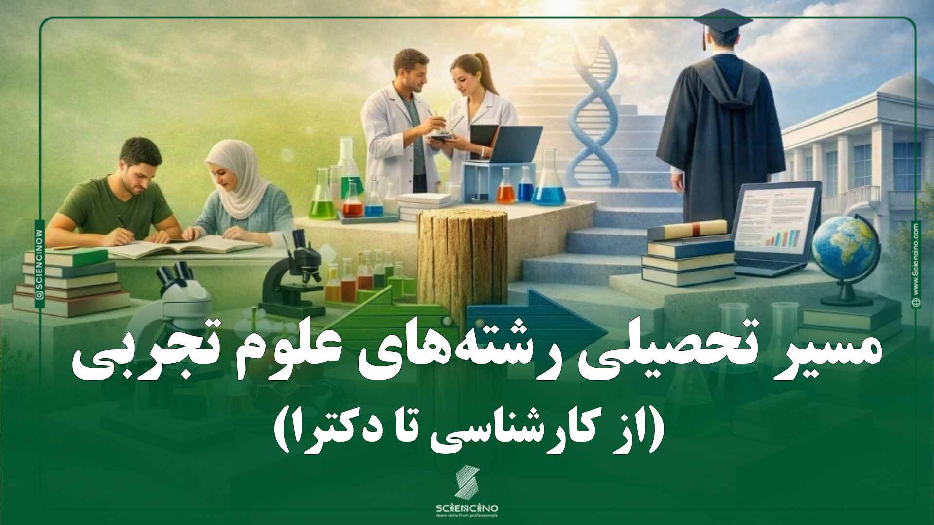 مسیر-تحصیلی-رشته‌های-علوم-تجربی